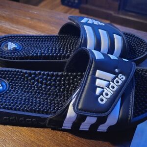adidas Black and White Sandals